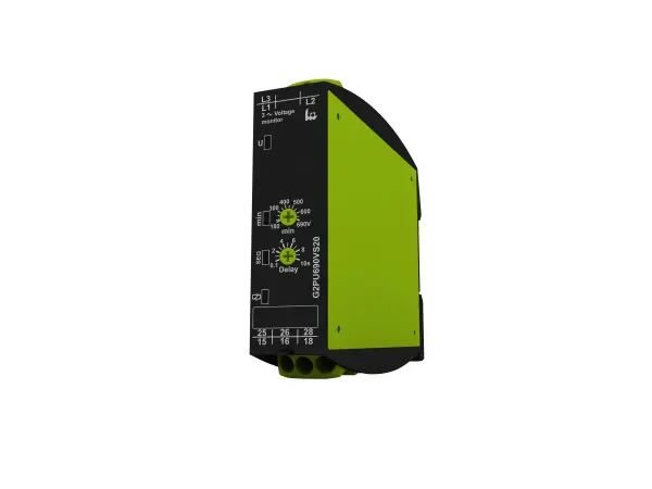 TELE Haase | G2PU690VS20, 3-phasiges Unterspannungsrelais, 208–690 V AC