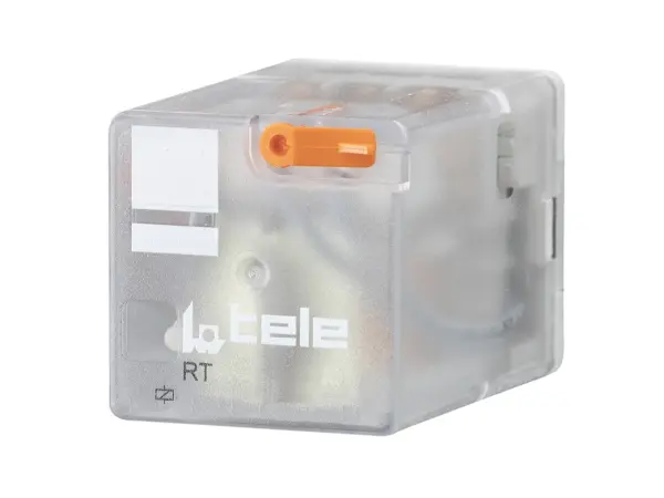 [100521] TELE Haase | RT 1.3.230 Industrierelais, 10 Stück, 230 V AC, 3 Wechsler (10 A), mechanische Stellungsanzeige & Handbetätigung