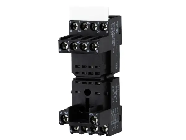 TELE Haase | PYF-14BE (ES15-4N) Sockelfassung, 10 Stück, Zubehör für Serien RA & RM, 27 mm Baubreite