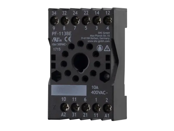 TELE Haase | PF-113BE (R11X) Sockelfassung, 10 Stück, Zubehör für Serien RT & Kappa, 11-polig, 38 mm Baubreite